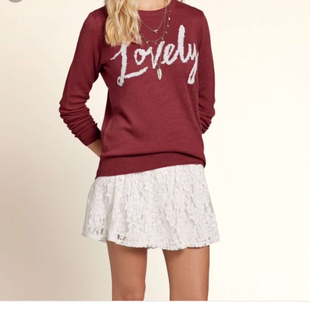 Hollister “Lovely” sweater